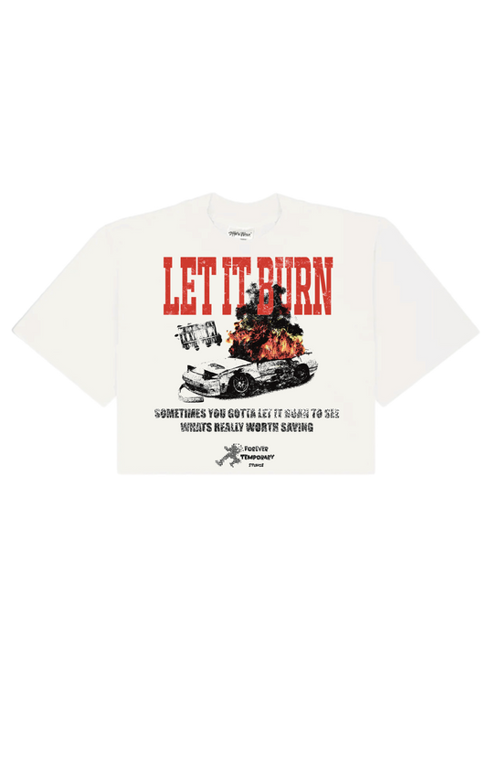 LET IT BURN™ Heavyweight Crop Tee

Some things aren’t meant to be repaired. Some things are meant to be released.